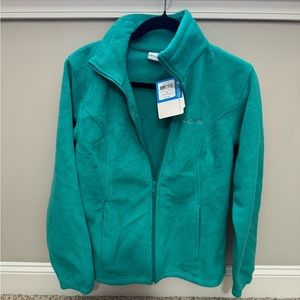 Columbia women’s fleece zip up jacket, size Medium